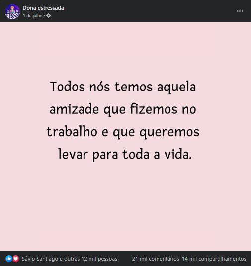 Resultados da Postagem em Dona Estressada